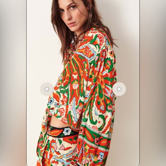 Ba&sh Paris Martha Shirt and pants set size small - Picture 4 of 10